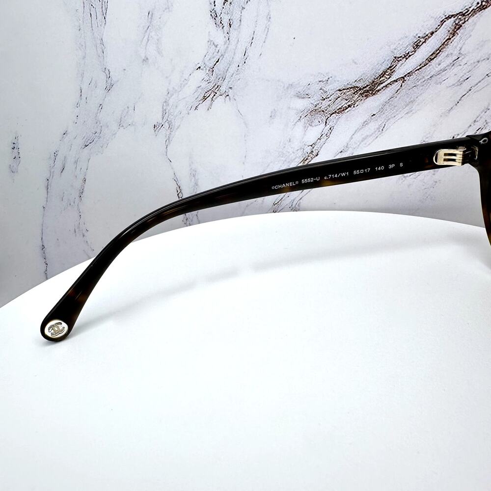 New CHANEL Sunglasses Brown Havana Polarized Lens Pilot Aviator - Picture 12 of 16